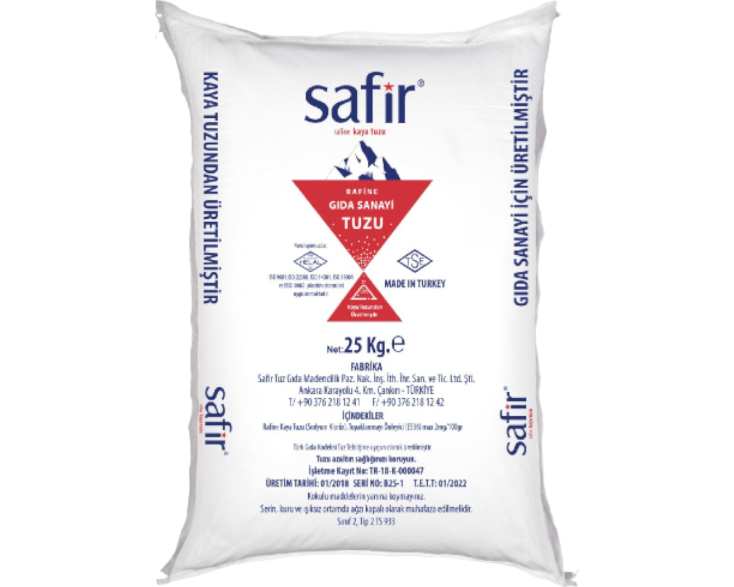 SAFİR SALTİ TUZ 25 KG
